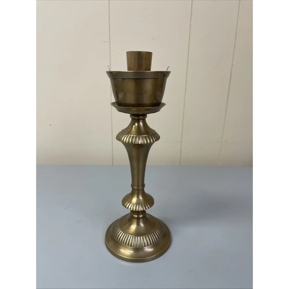 VTG Brass Candle Stick Holder 10
